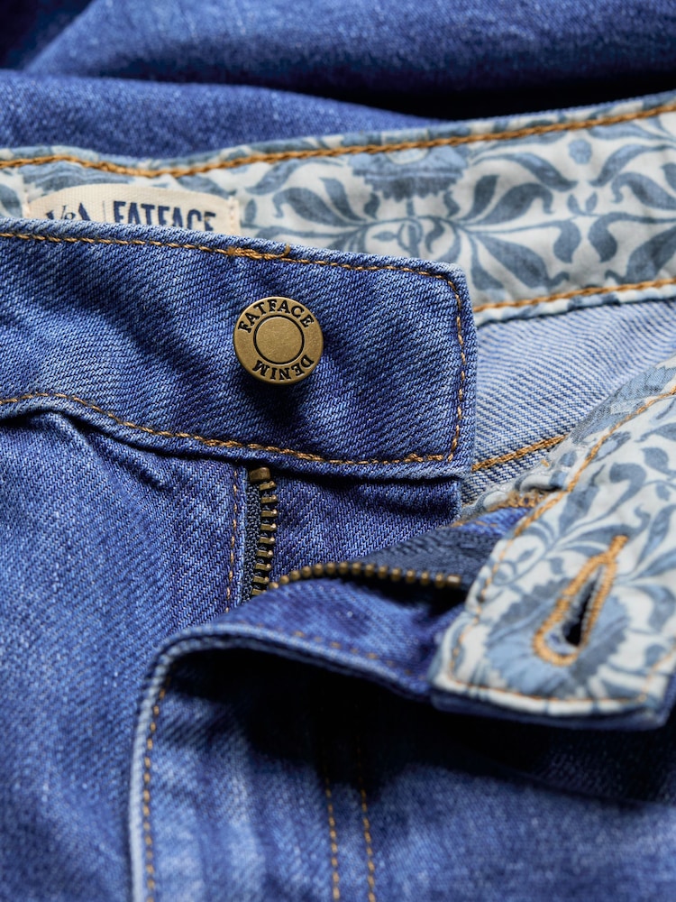 FatFace Blue Denim Willow Wide Leg Jeans - Image 7 of 7 FatFace Blue Denim Willow Wide Leg Jeans - Image 7 of 7