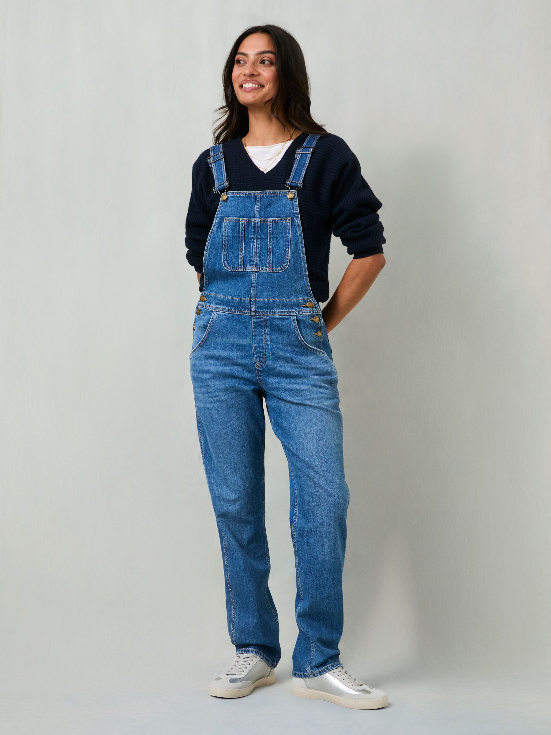 Buy FatFace Lewes Denim Vintage Dungarees from Next USA