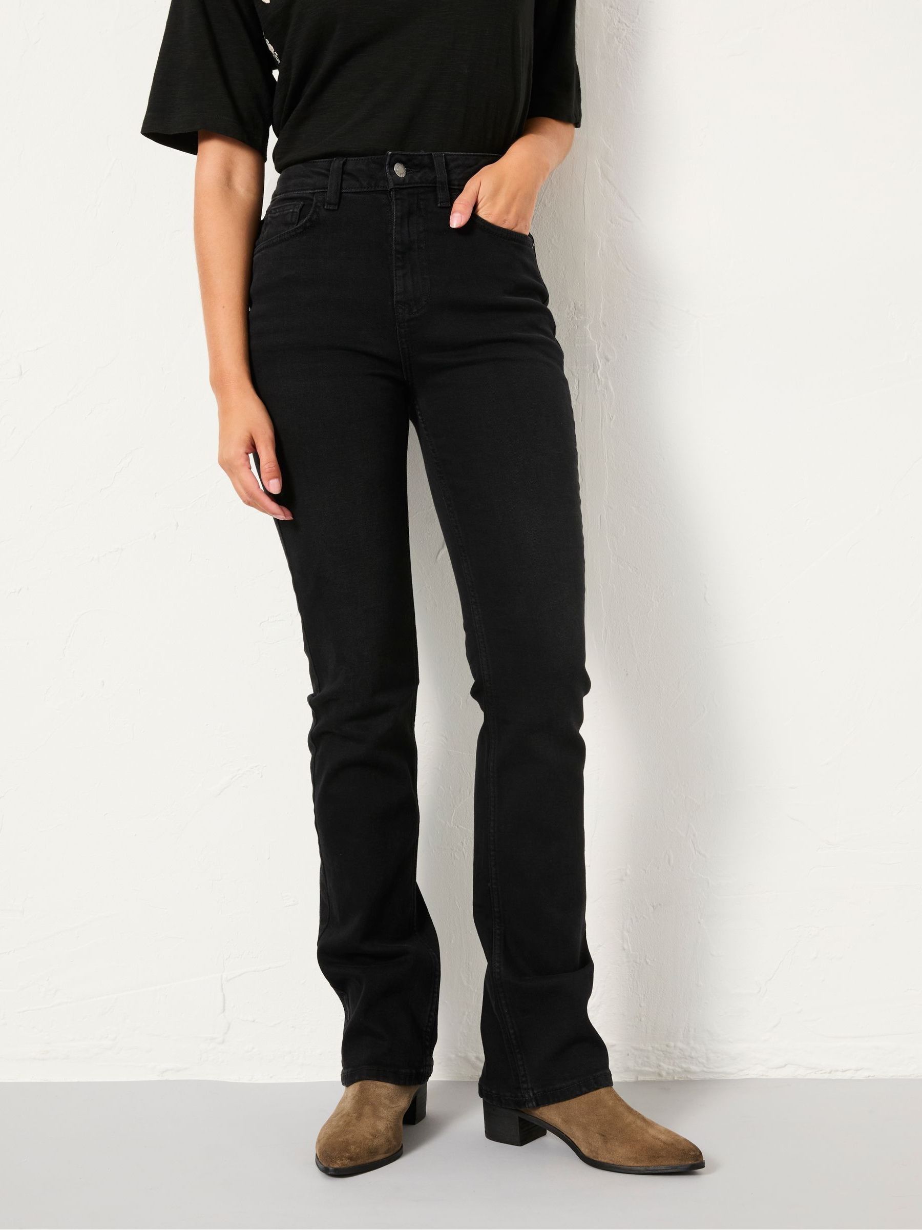 Fatface Brooke Black Bootcut Jeans