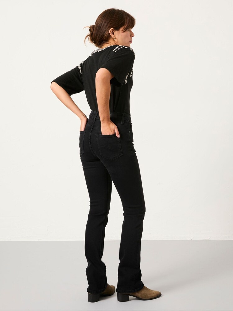 Preto - Calça jeans FATFACE Bootcut - Imagem 2 de 4
