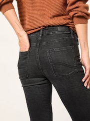 FatFace Shenley Washed Black Slim Jeans - Image 7 of 8