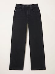 Preto - Jeans FatFace Wide Leg - Imagem 1 de 1