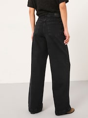 FatFace Welling Black Wide Leg Jeans - Image 2 of 7