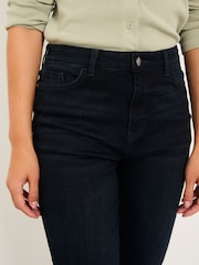 FatFace Chesham Denim Dark Blue Girlfriend Jeans - Image 3 of 5