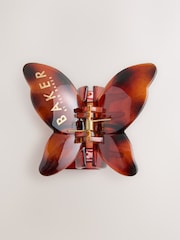 Baker by Ted Baker Girls Multi Back to School Butterfly Wing Claw Clips 3 Pack - Image 3 of 8