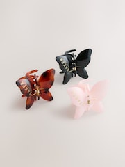 Baker by Ted Baker Girls Multi Back to School Butterfly Wing Claw Clips 3 Pack - Image 6 of 8