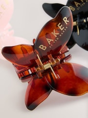 Baker by Ted Baker Girls Multi Back to School Butterfly Wing Claw Clips 3 Pack - Image 7 of 8