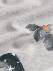 Grey Ghost Halloween Long Sleeve Graphic Print T-Shirt (3mths-7yrs) - Image 4 of 5