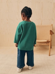 Green Duck Long Sleeves Semi Plain T-Shirt (3mths-7yrs) - Image 3 of 6