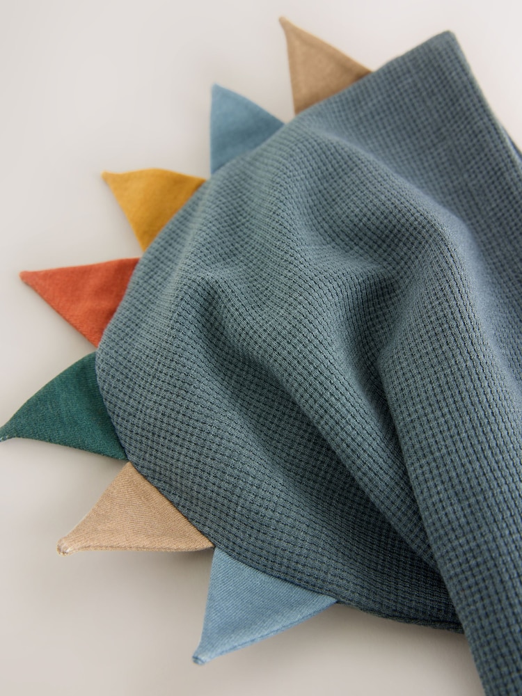Blue Textured Jersey Dino Spikes Hoodie (3mths-7yrs) - Image 5 of 5