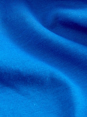 Cobalt Blue Slogan Long Sleeves Semi Plain T-Shirt (3mths-7yrs) - Image 3 of 4