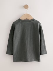 Yellow/Green Long Sleeve T-Shirts 5 Pack (3mths-7yrs) - Image 2 of 8