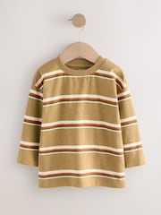 Yellow/Green Long Sleeve T-Shirts 5 Pack (3mths-7yrs) - Image 4 of 8