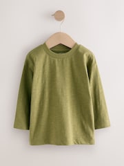 Yellow/Green Long Sleeve T-Shirts 5 Pack (3mths-7yrs) - Image 5 of 8