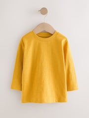 Yellow/Green Long Sleeve T-Shirts 5 Pack (3mths-7yrs) - Image 6 of 8