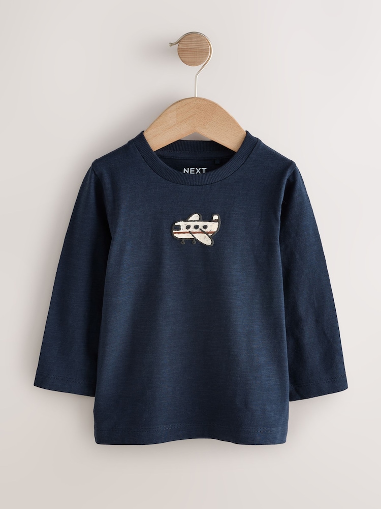 Mutli Transport Long Sleeve T-Shirts 5 Pack (3mths-7yrs) - Image 2 of 9