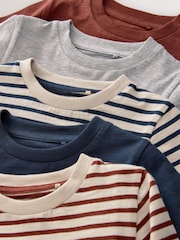 Mutli Transport Long Sleeve T-Shirts 5 Pack (3mths-7yrs) - Image 8 of 9