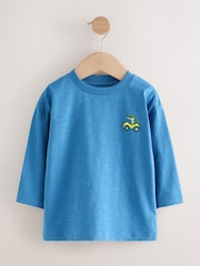 Multi Animals on Transport Long Sleeve T-Shirts 5 Pack (3mths-7yrs) - Image 5 of 9