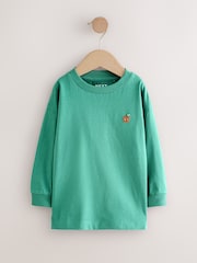 Minerals Food Character Embroidery Long Sleeve Graphic Print T-Shirts 4 Pack (3mths-7yrs) - Image 4 of 11