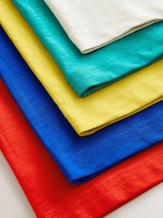 Multi Bright Long Sleeve T-Shirts 5 Pack (3mths-7yrs) - Image 2 of 9