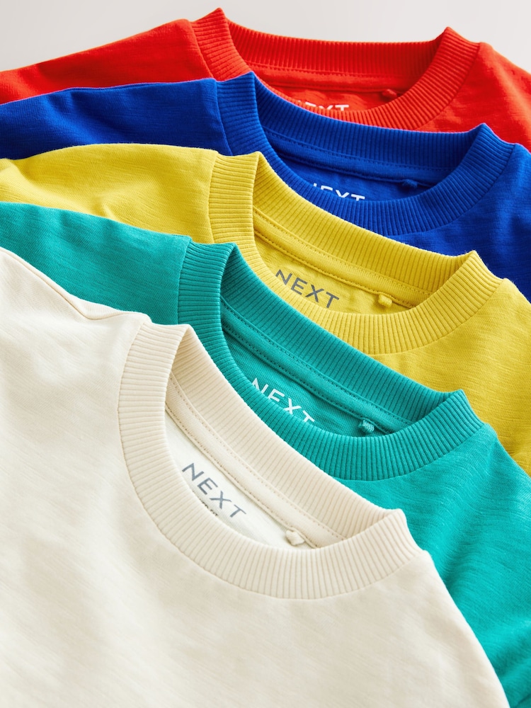 Multi Bright Long Sleeve T-Shirts 5 Pack (3mths-7yrs) - Image 9 of 9