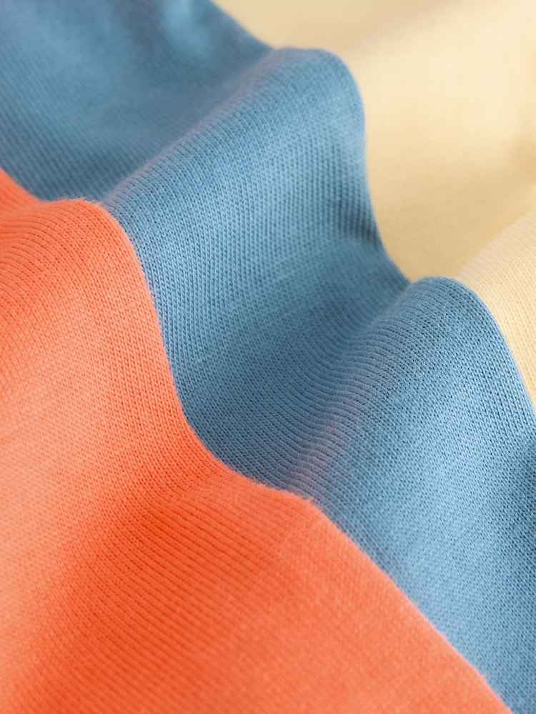 Blue/Orange/Yellow Animals Long Sleeve Graphic Print T-Shirts 3 Pack (3mths-7yrs) - Image 2 of 3