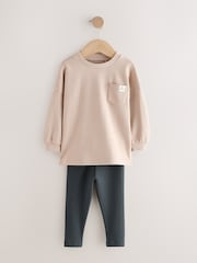 Stone Long Sleeve Top and Leggings Set (3mths-7yrs) - Image 4 of 8