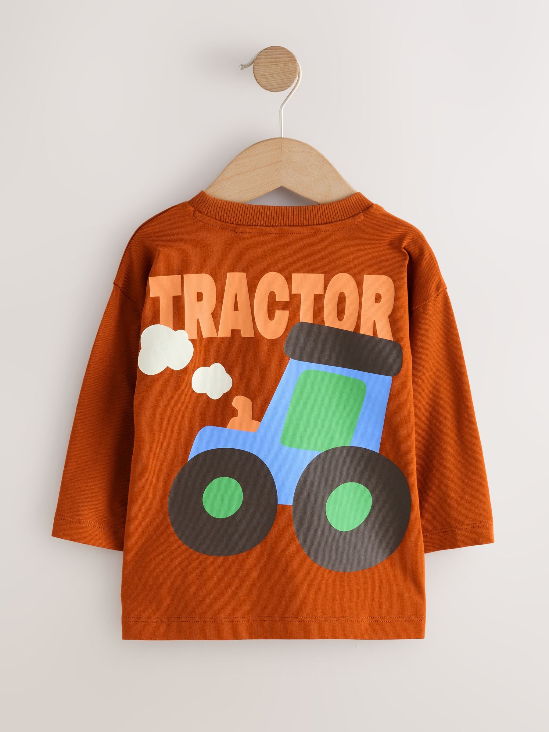 Buy Multi Character Long Sleeve Graphic Print T-Shirts 3 Pack