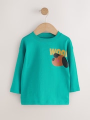 Multi Character Long Sleeve Graphic Print T-Shirts 3 Pack (3mths-7yrs) - Image 4 of 9