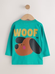 Multi Character Long Sleeve Graphic Print T-Shirts 3 Pack (3mths-7yrs) - Image 5 of 9