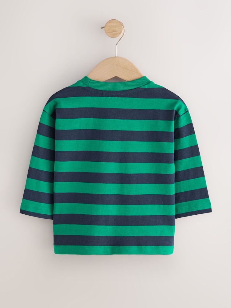 Multi Bright Animals Long Sleeve T-Shirts 5 Pack (3mths-7yrs) - Image 3 of 9