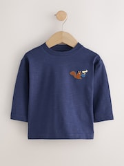 Multi Bright Animals Long Sleeve T-Shirts 5 Pack (3mths-7yrs) - Image 5 of 9