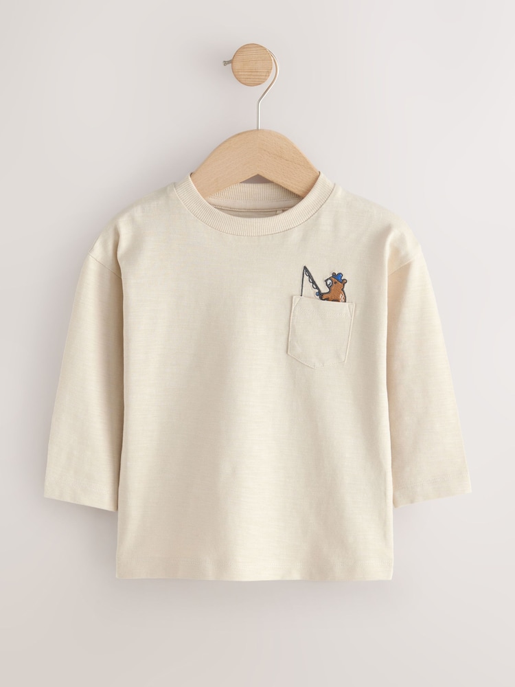 Multi Bright Animals Long Sleeve T-Shirts 5 Pack (3mths-7yrs) - Image 7 of 9