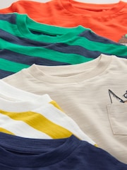 Multi Bright Animals Long Sleeve T-Shirts 5 Pack (3mths-7yrs) - Image 9 of 9