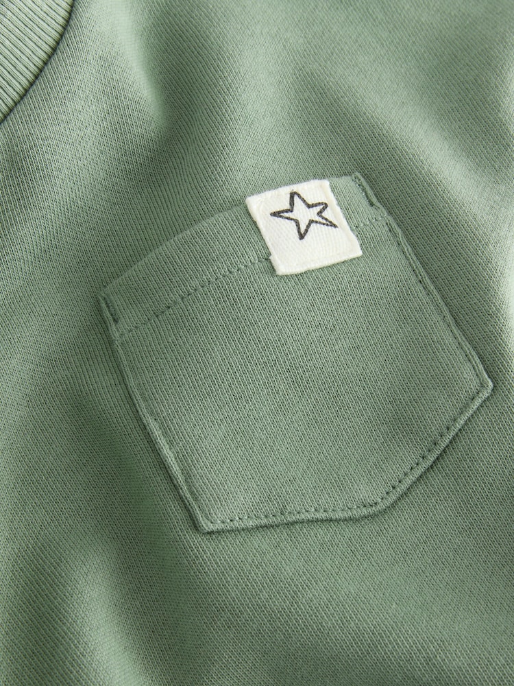 Sage Green Long Sleeve Top and Leggings Set (3mths-7yrs) - Image 8 of 8