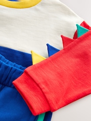 Multi Dino Spikes Long Sleeve Soft Touch T-Shirt and Joggers Set (3mths-7yrs) - Image 9 of 10