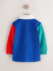 Multi Hotchpotch - Long Sleeve Rugby Polo Shirt (3mths-7yrs) - Imagen 6 de 9