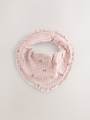 Red/Pink Baby Bibs 3 Pack - Image 3 of 6