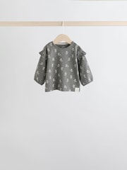 Grey/Cream Character Long Sleeve Top And Leggings Set 6 Piece (0mths-3yrs) - Image 7 of 17