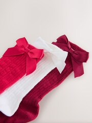 Red Bow Baby Socks (0mths-2yrs) - Image 2 of 3