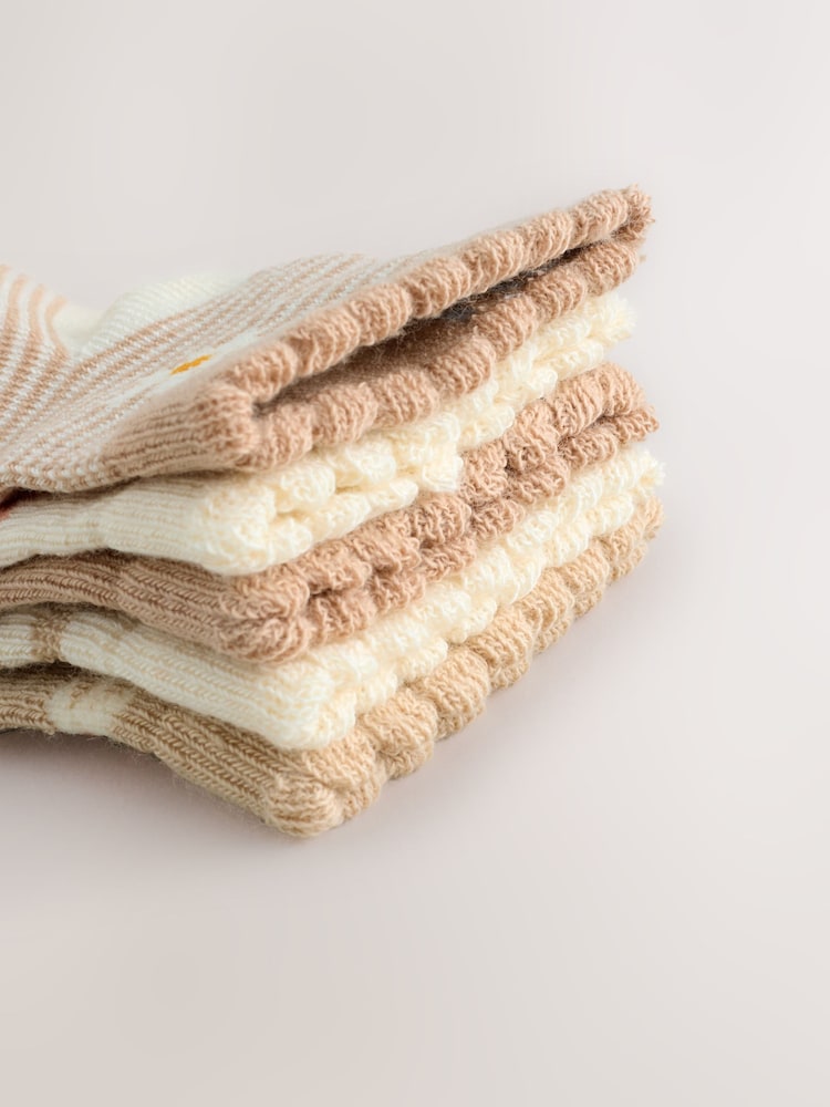 Neutral Baby Socks 5 Pack (0mths-2yrs) - Image 3 of 3
