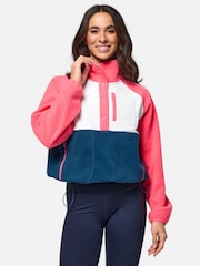 Gym + Coffee Pink Snap Polar Fleece - Image 1 of 7