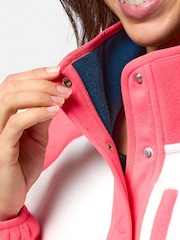 Gym + Coffee Pink Snap Polar Fleece - Image 5 of 7