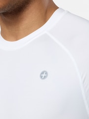 Gym + Coffee White Relentless T-Shirt - Image 4 of 6