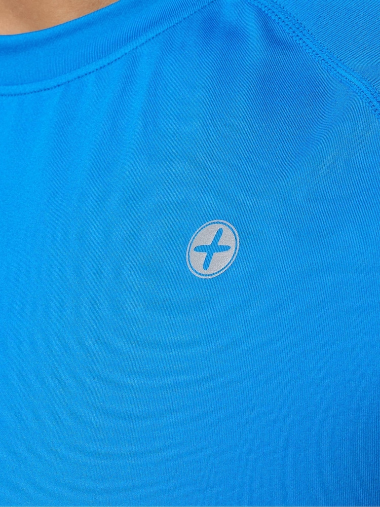 Gym + Coffee Blue Navy Gym + Coffee Mens Relentless T-Shirt - Image 5 of 6