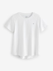 White - Gym + Coffee Relentless Womens T-Shirt - Image 1 of 1