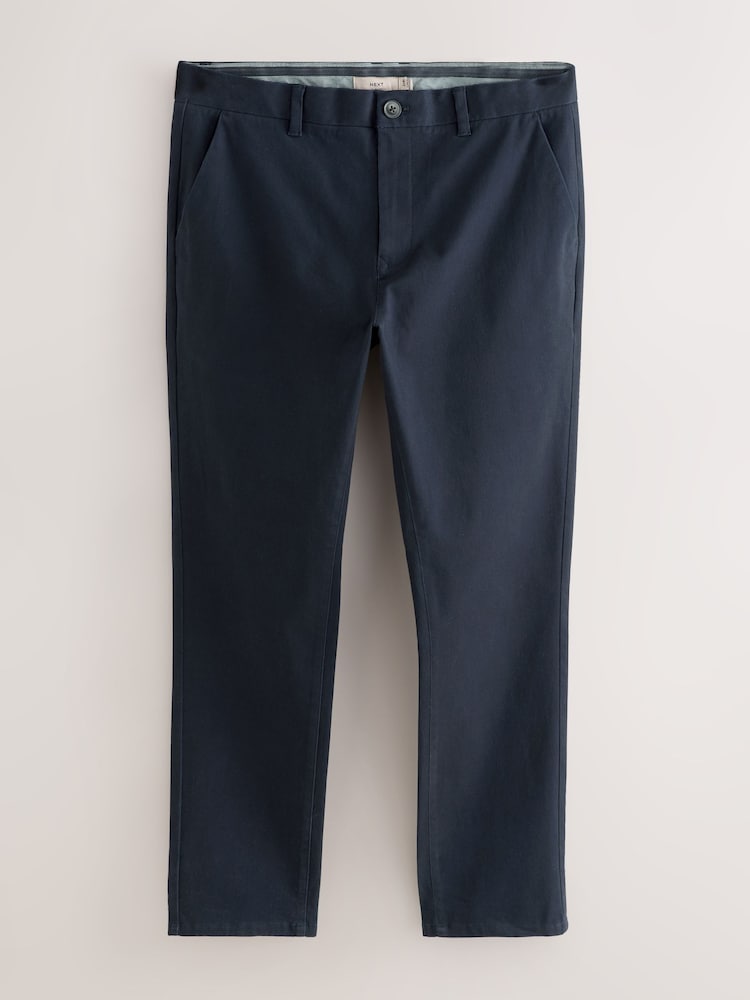 Black/Navy/Stone/Blue Slim Stretch Chino Trousers 4 Pack - Image 5 of 14