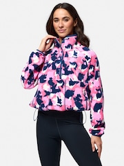Gym + Coffee Pink Light Snap Polar Fleece - Image 1 of 7