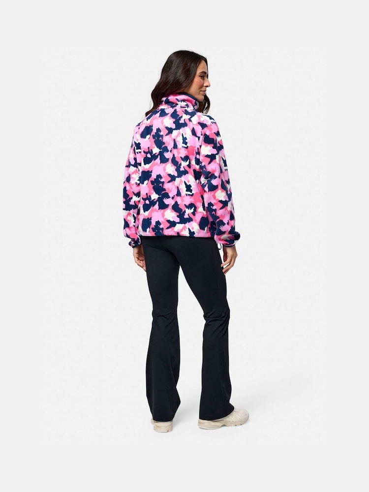 Gym + Coffee Pink Light Snap Polar Fleece - Image 3 of 7