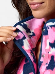 Gym + Coffee Pink Light Snap Polar Fleece - Image 5 of 7